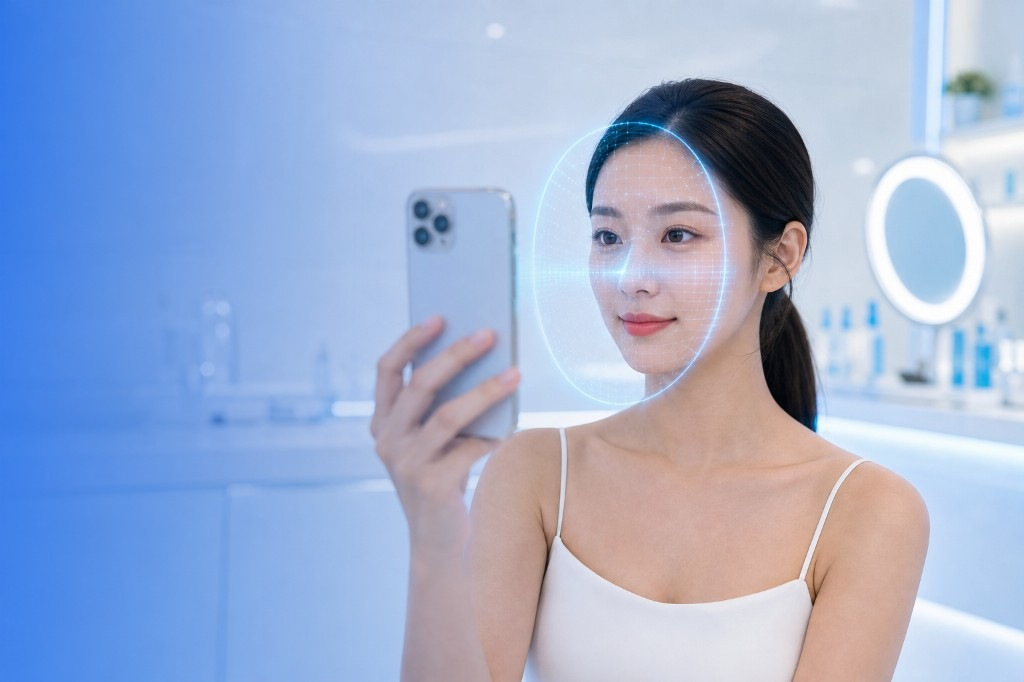 AI 多光谱面部测肤
